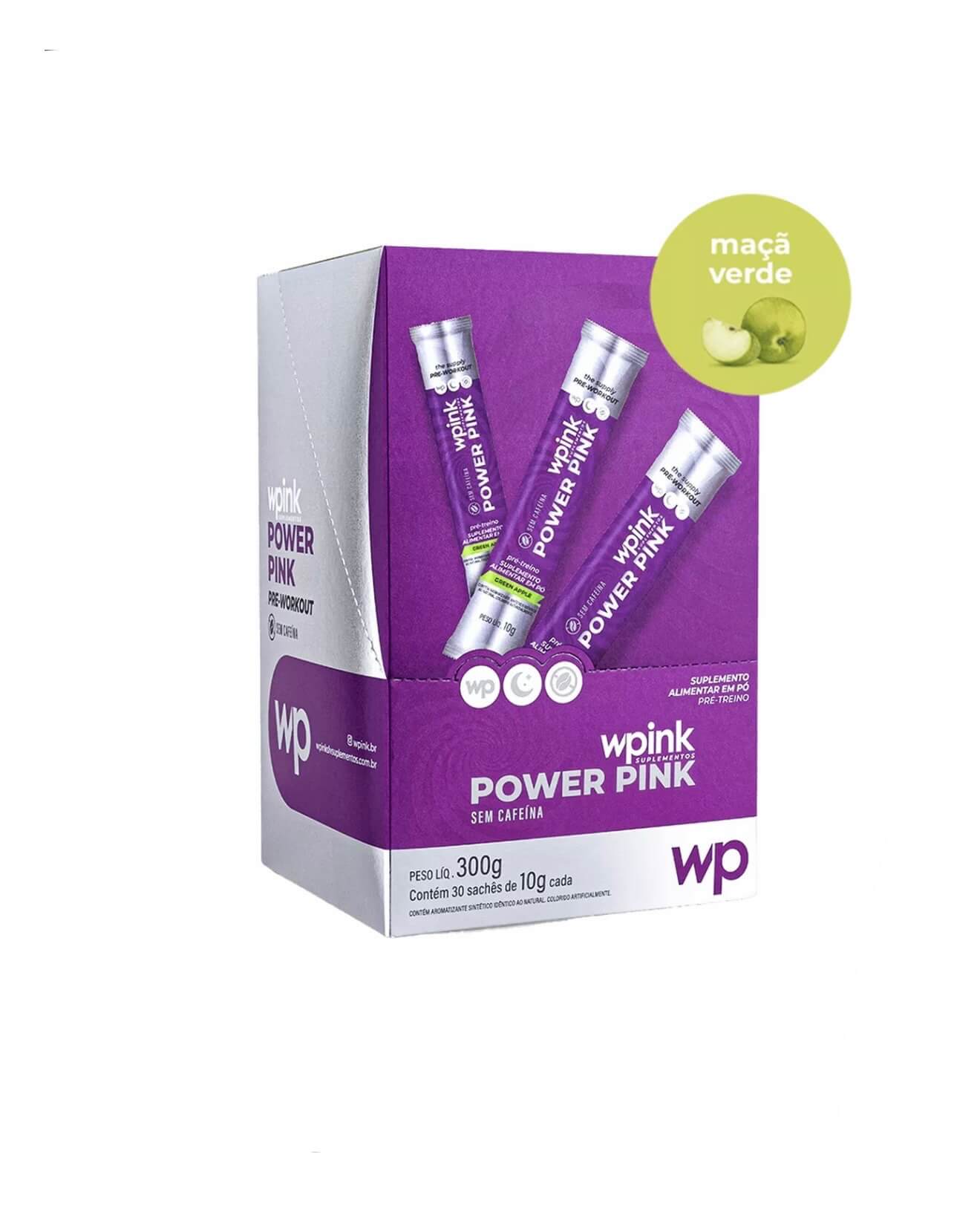 Pré-treino Sem Cafeína POWER PINK
